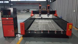 南京鼓楼区HW-1825双头重型浮雕石材雕刻机